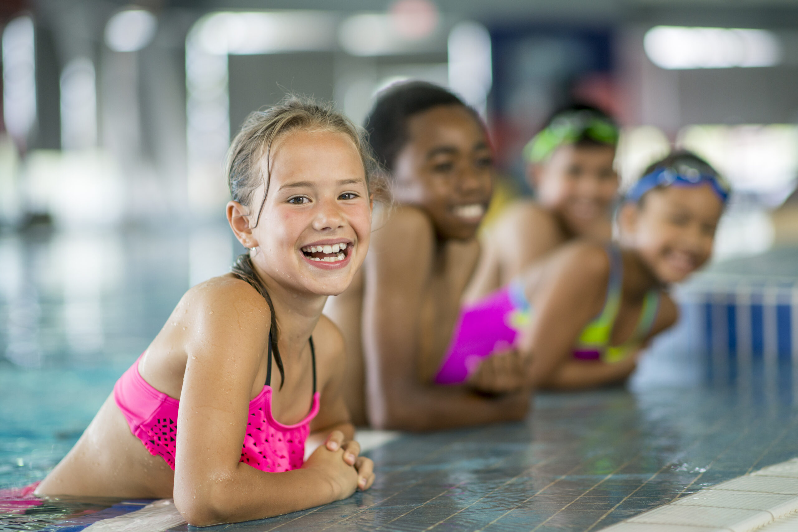 Swimming at a Local Pool