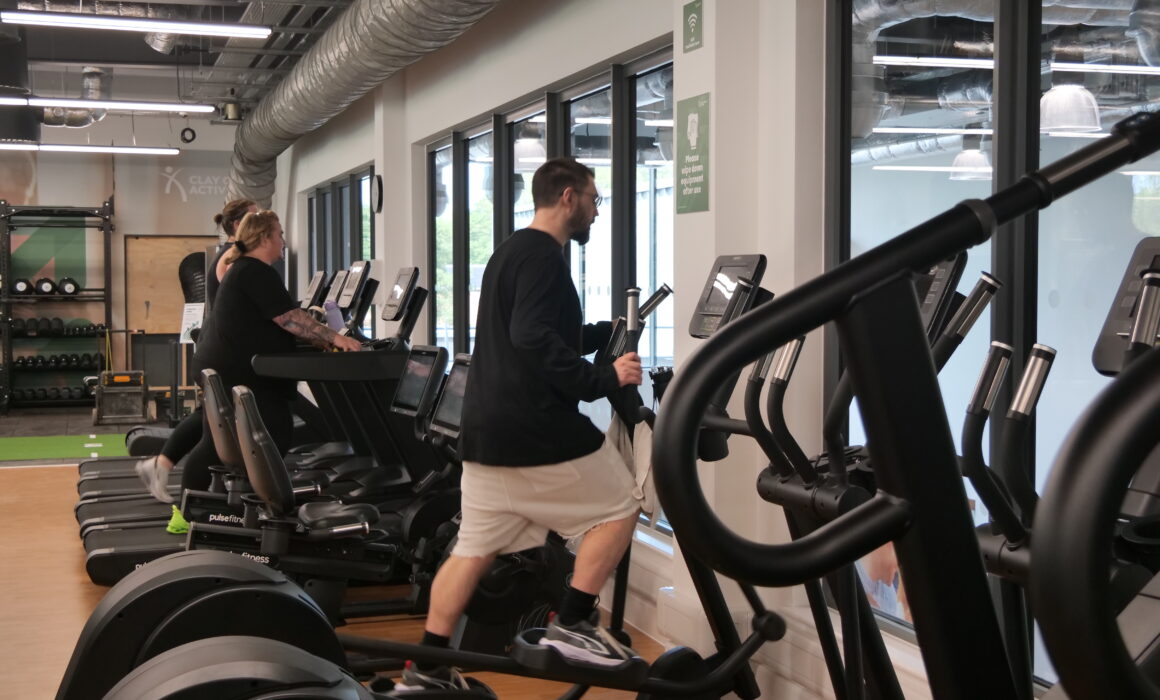 man working out