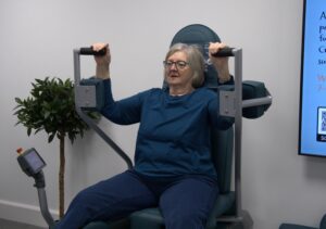 Jane in wellness suite