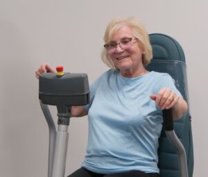 Val in the Wellness Suite